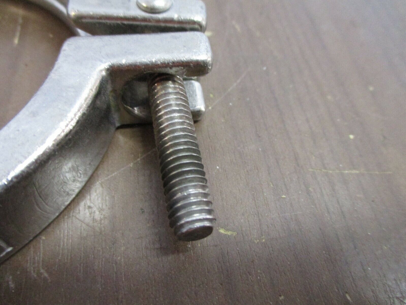 Misc. Brand Stainless Steel Sanitary Clamp Size: 3" *No Wingnut* *Lot of 2* Used