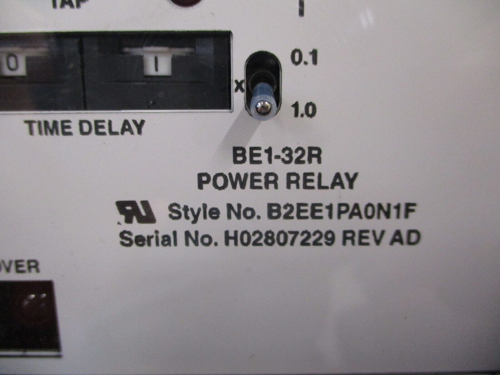 Basler Electric BE1-32R Power Relay B2EE1PA0N1F Rev. AD Used