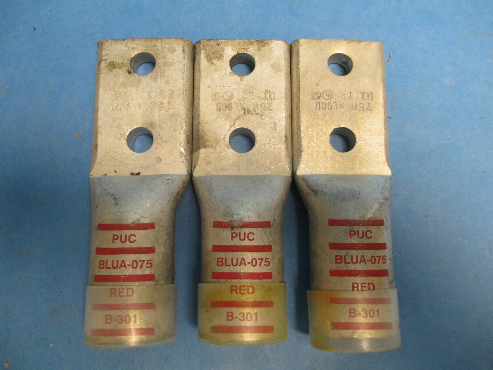 PUC BLUA-075 RED B-301 750MCM (Lot of 3)