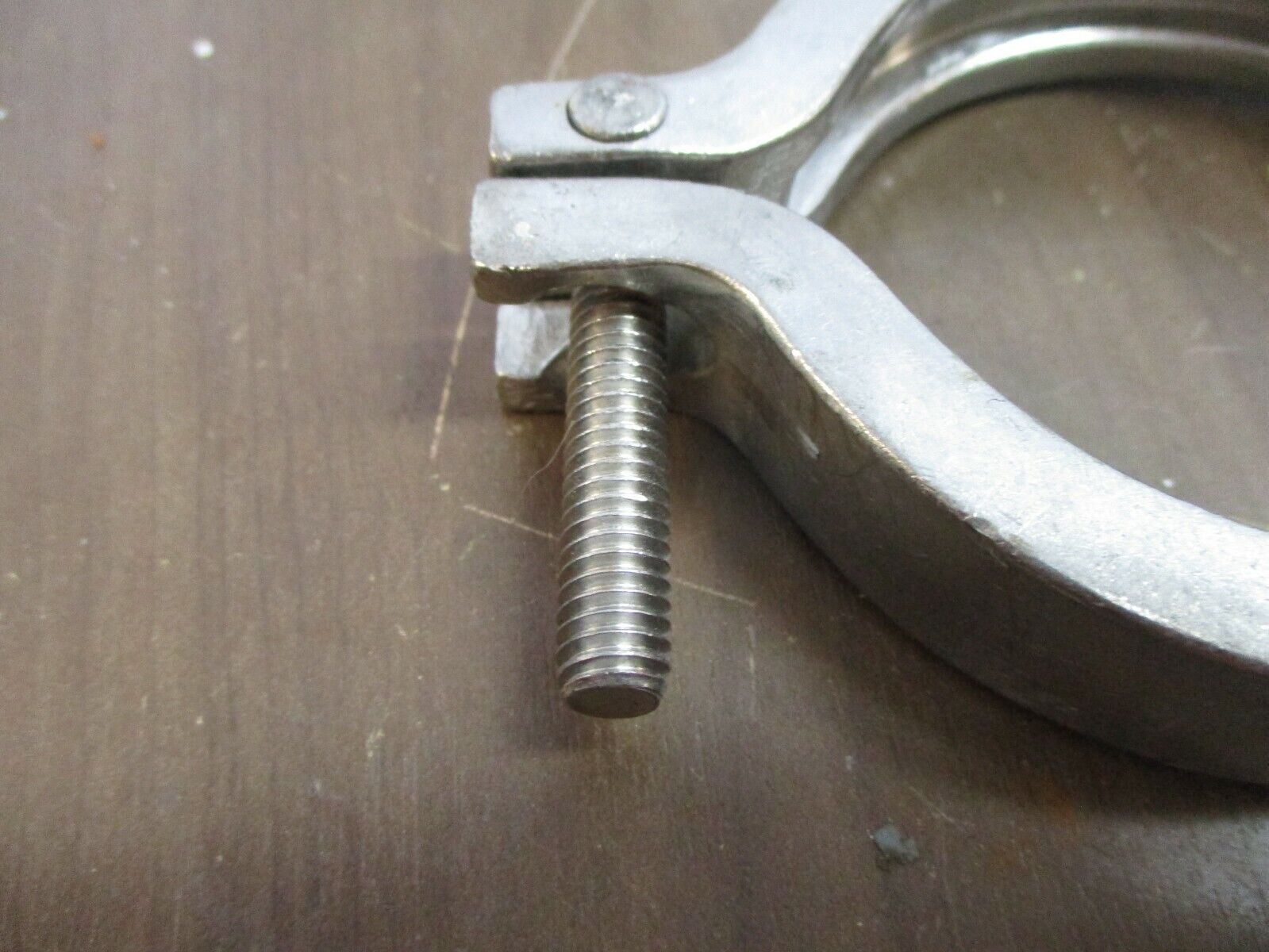 Misc. Brand Stainless Steel Sanitary Clamp Size: 2 3/4" *No Wingnut* *Lot of 2*