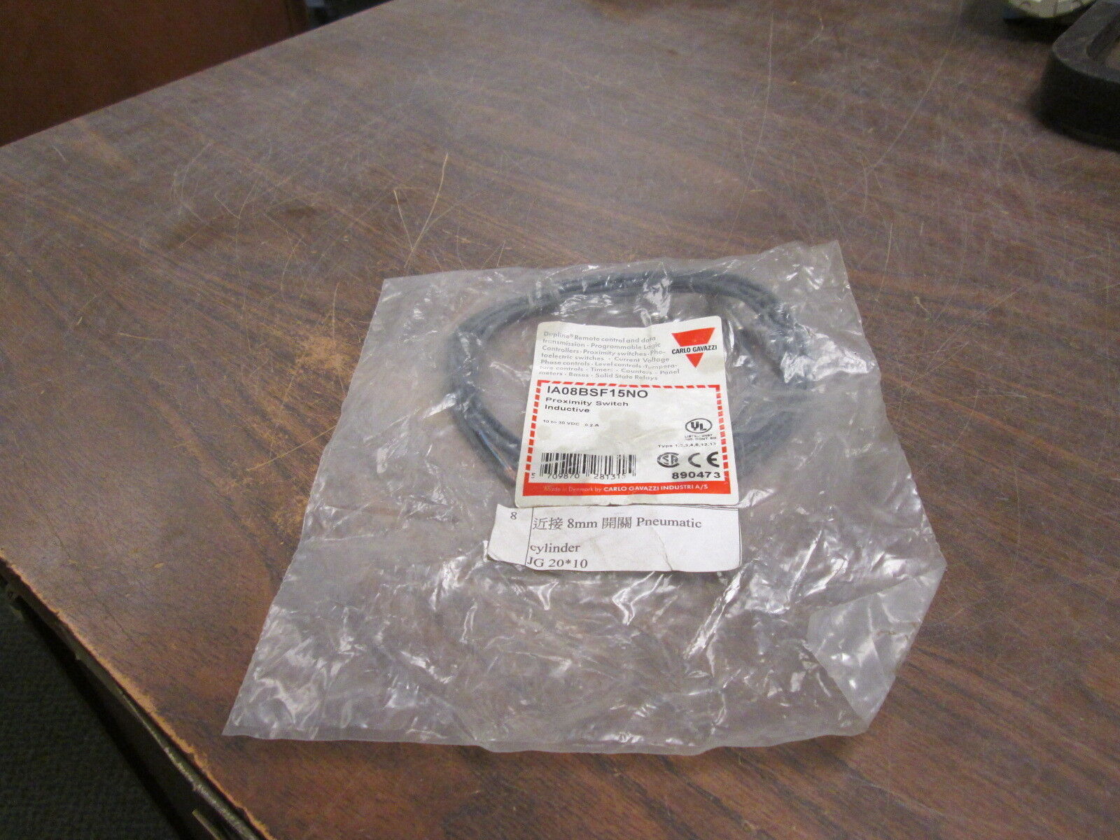 Carlo Gavazzi Inductive Proximity Switch IA08BSF15NO 10-30VDC 0.2A New Surplus