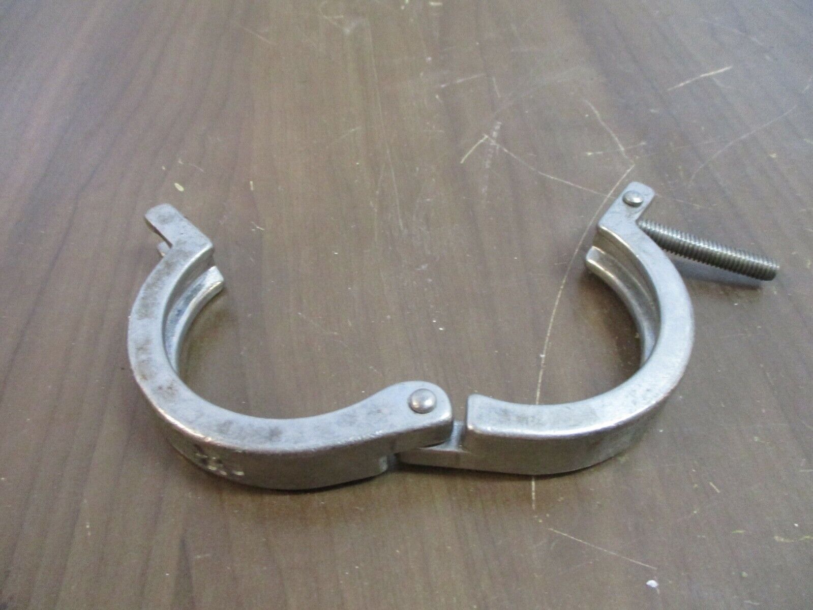 Misc. Brand Stainless Steel Sanitary Clamp Size: 2 3/4" *No Wingnut* *Lot of 2*