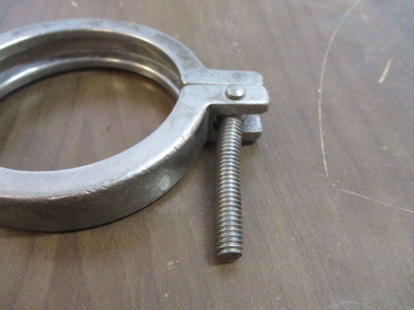 Misc. Brand Stainless Steel Sanitary Clamp Size: 2 3/4" *No Wingnut* *Lot of 2*