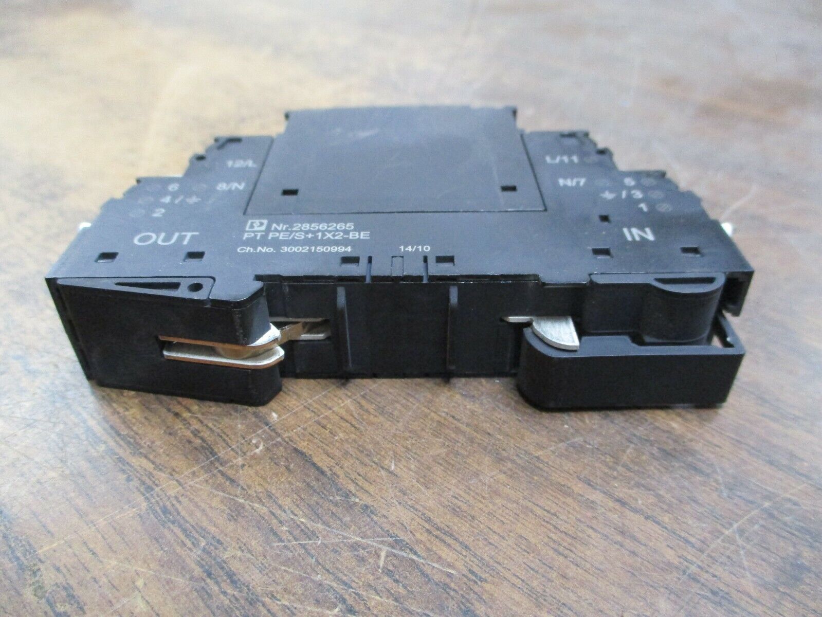 Phoenix Contact Plugtrab Surge Suppressor PT PE/S+1x2 24-ST 34VAC 6A/450mA Used