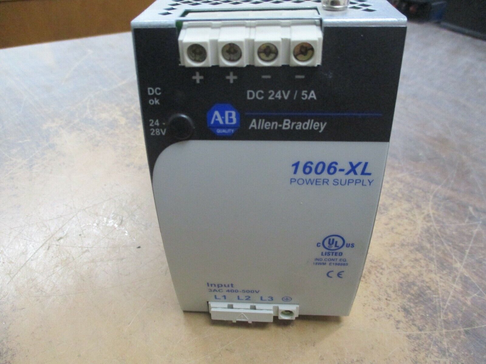 Allen-Bradley Power Supply 1606-XL120E-3 Ser. A 120W Used