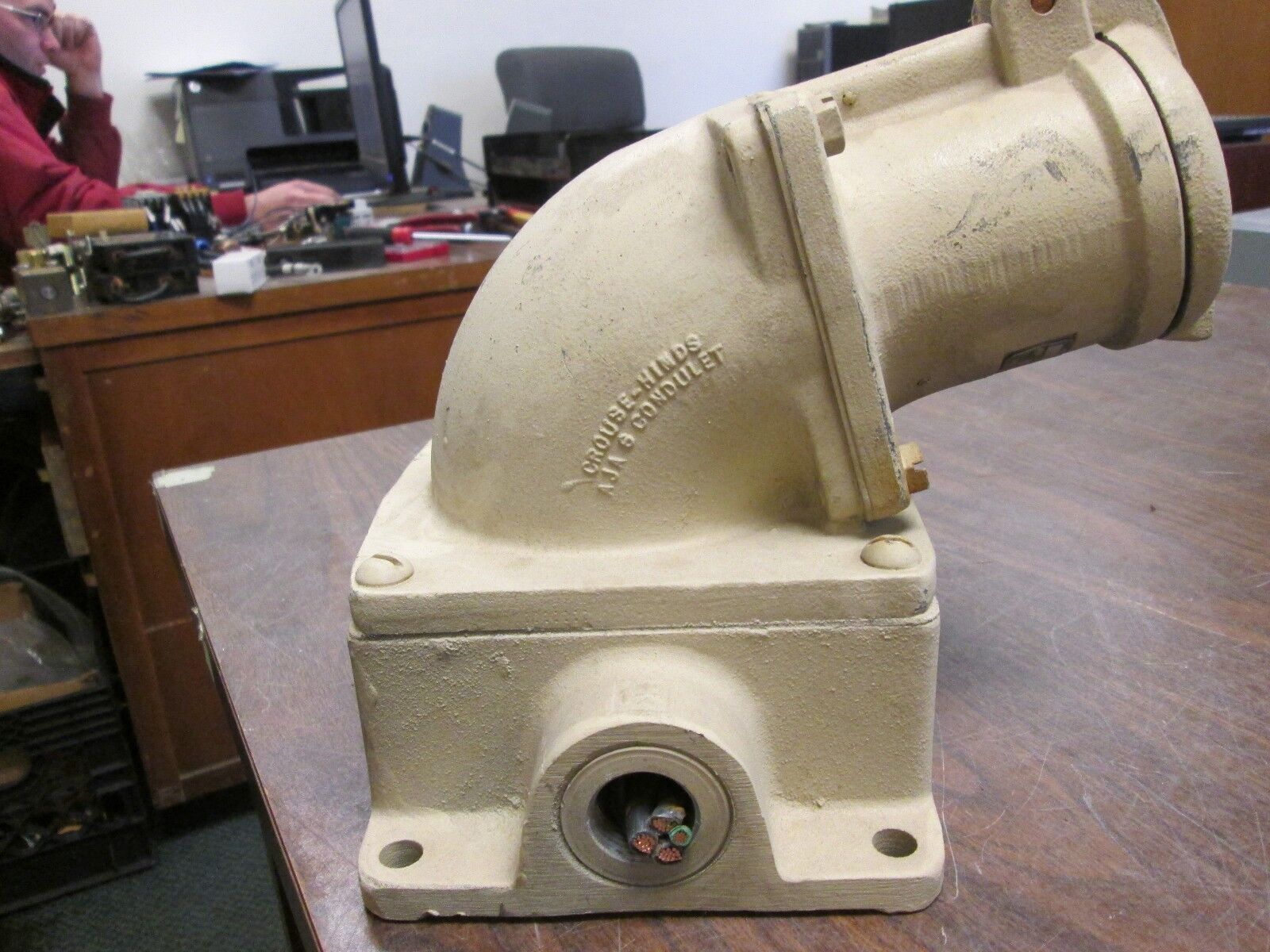 Appleton Receptacle w/ Base AE-631 60A 600V 3W 3P Used