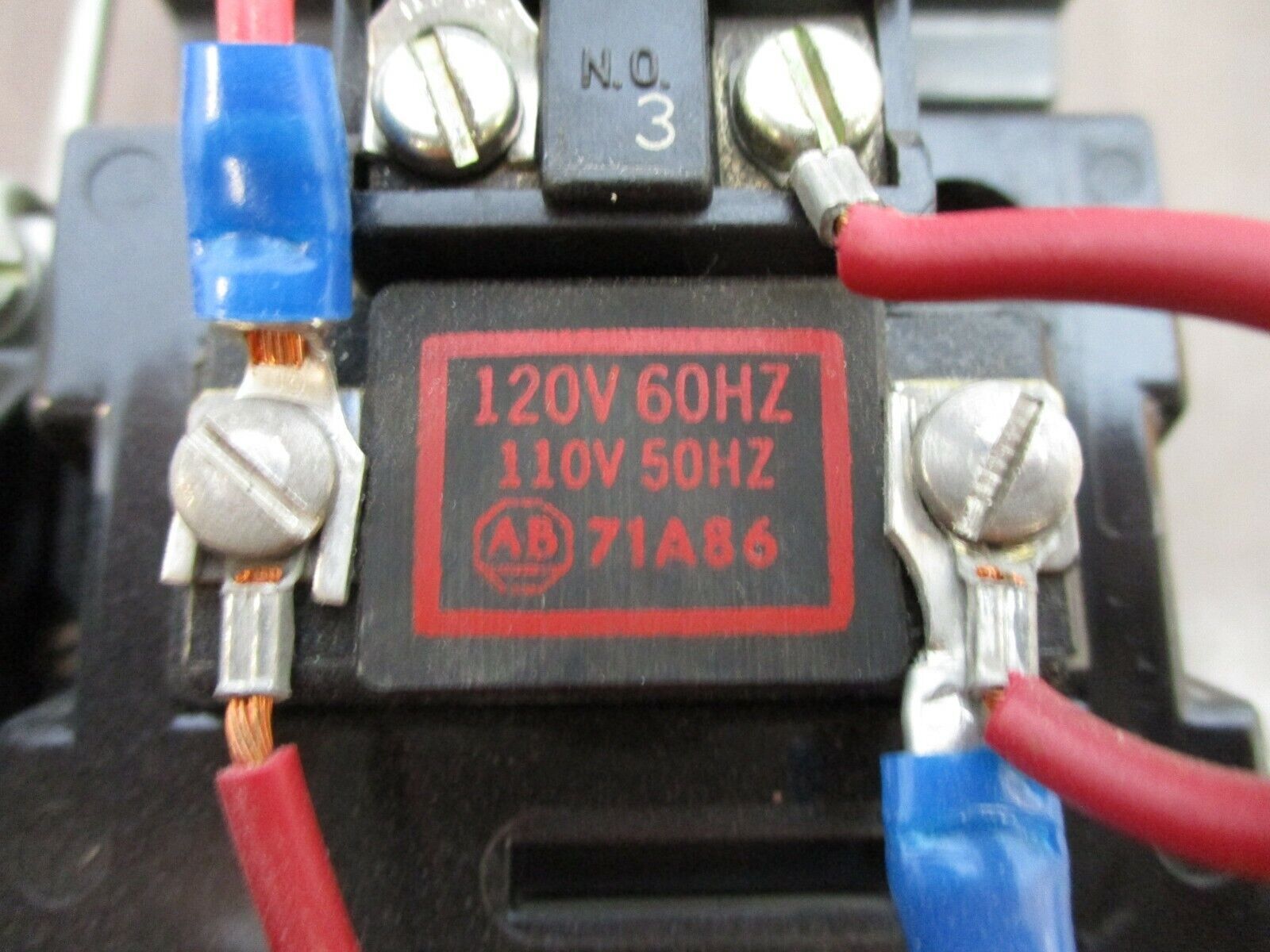 Allen-Bradley Size 1 Starter 709-BOD103 Ser. K 120V 1P Overload Used