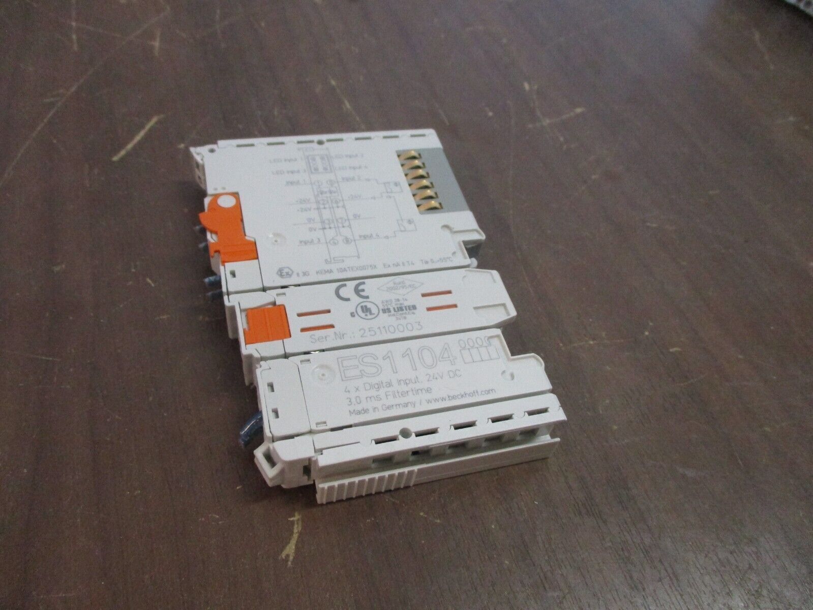 Beckhoff 4x Digital Input Module ES1104 24VDC 3.0ms Filtertime Used