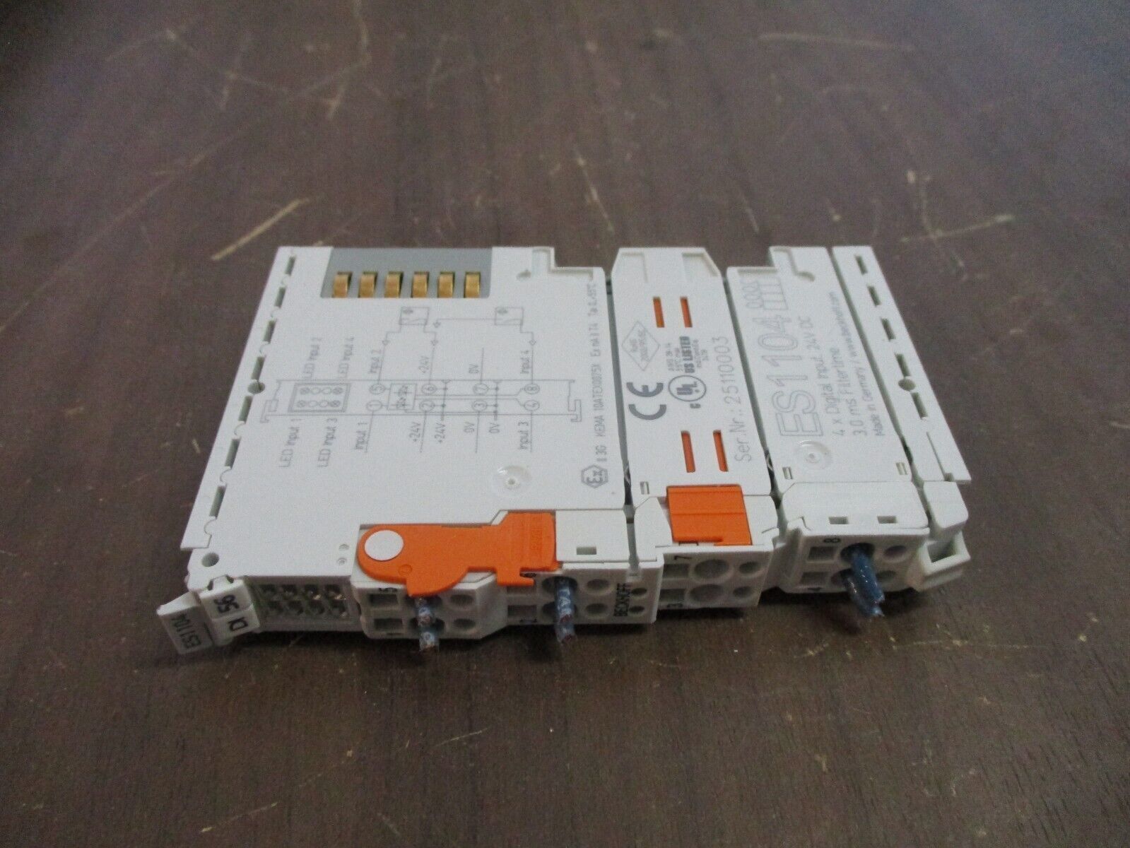 Beckhoff 4x Digital Input Module ES1104 24VDC 3.0ms Filtertime Used