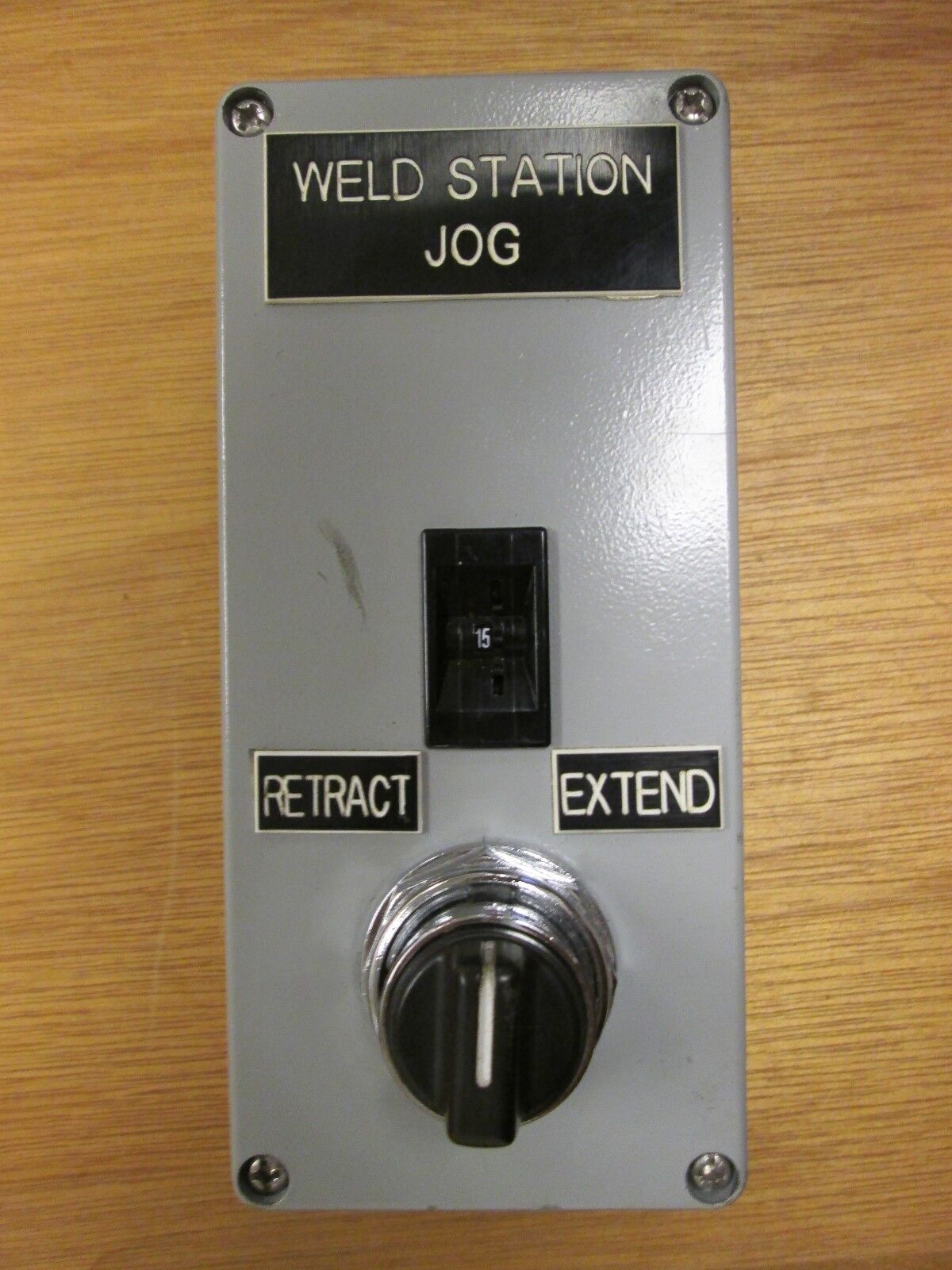 Button Station Springloaded 2 Position Switch 15 Count Counter Used