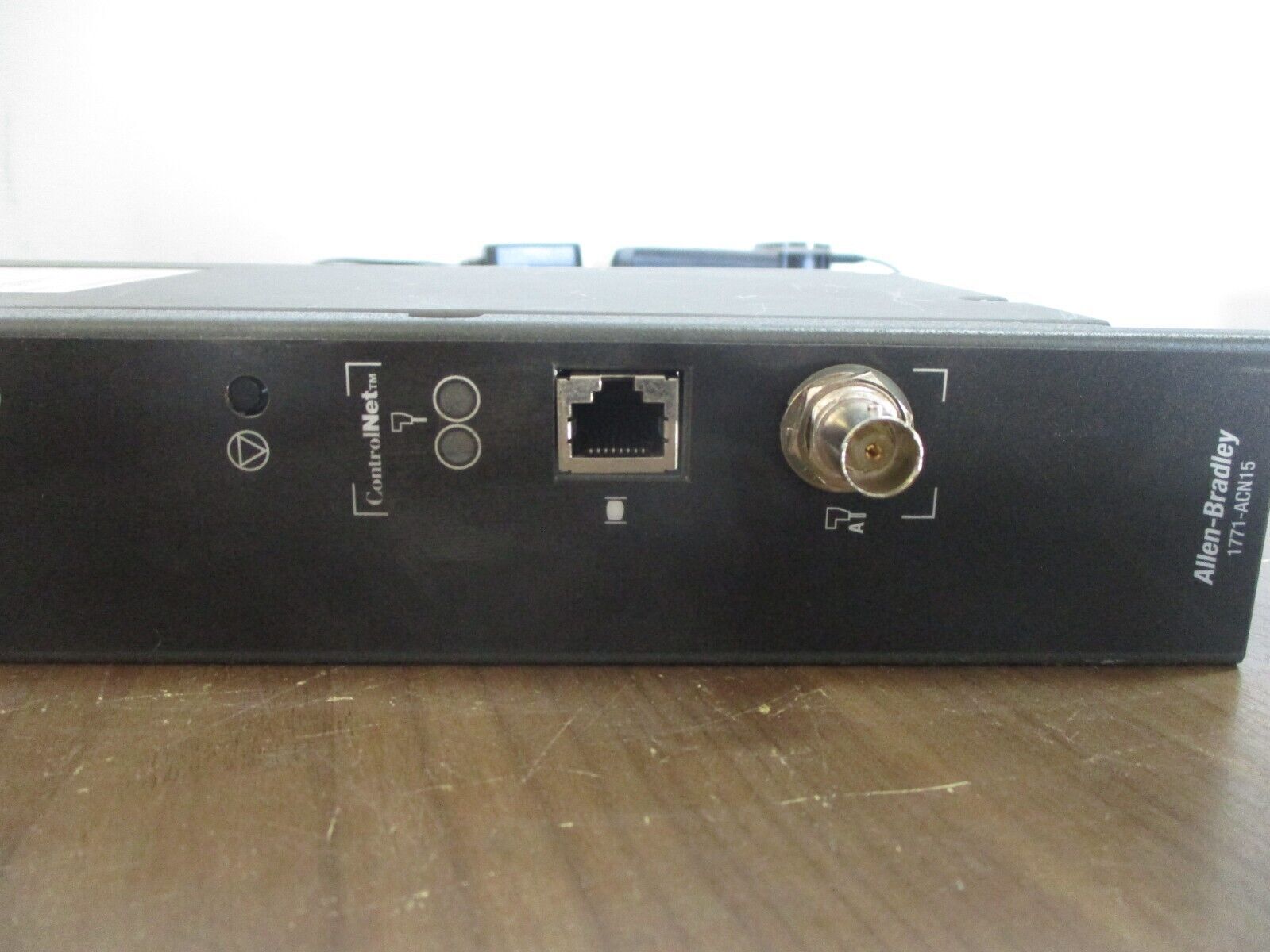 Allen-Bradley CNET Remote I/O Adapter Module 1771-ACN15 Ser. B F/W. Rev. L Used