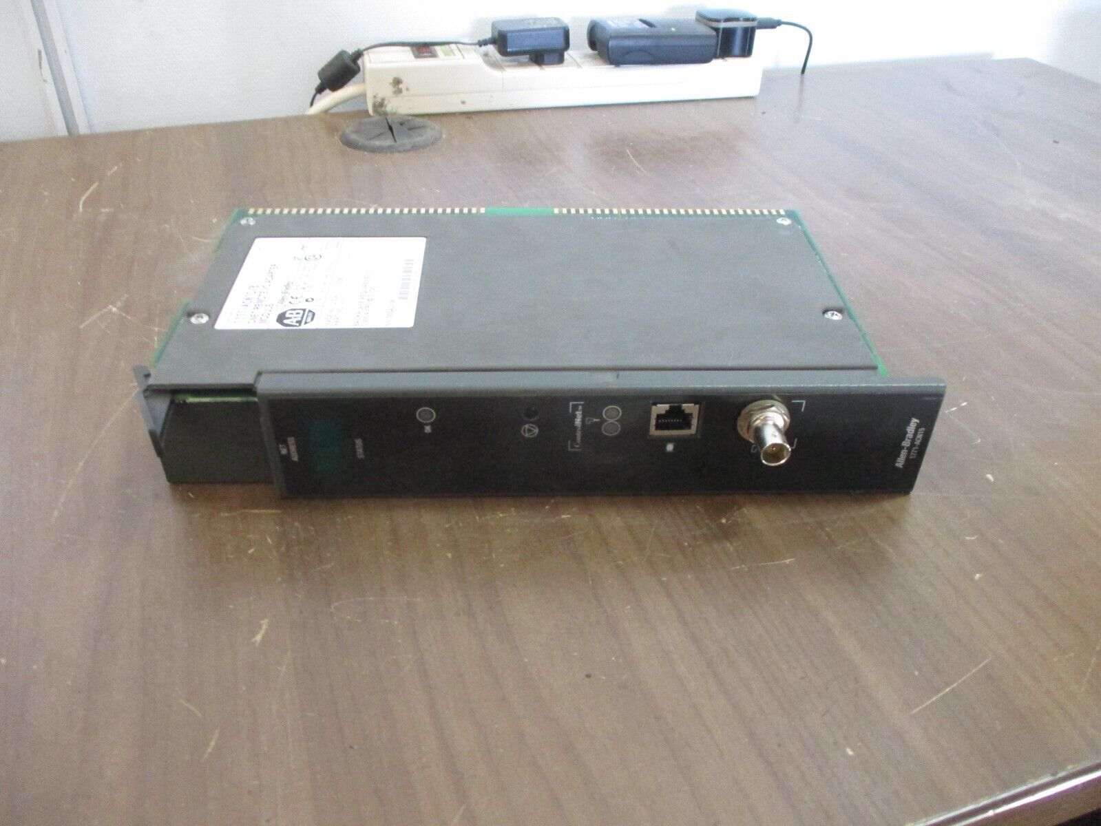 Allen-Bradley CNET Remote I/O Adapter Module 1771-ACN15 Ser. B F/W. Rev. L Used