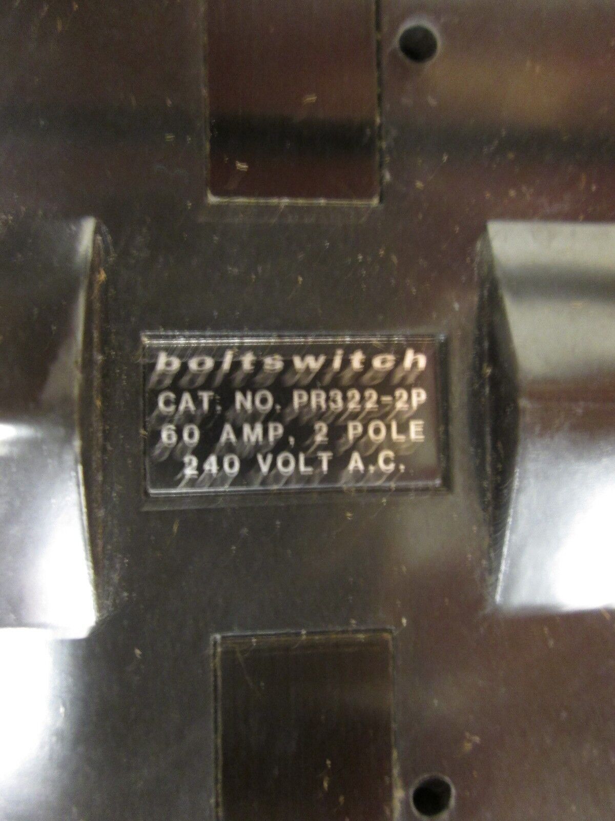 Boltswitch Fuse Pullout Switch PR 322-2P 60A 240V 2P New Surplus
