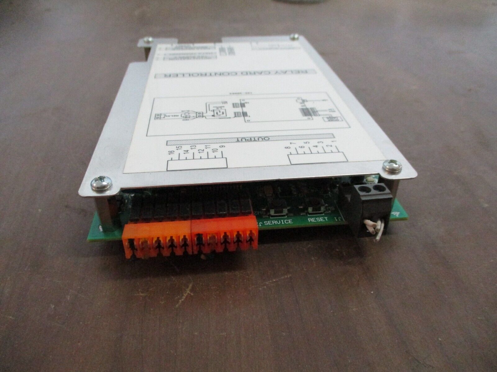 Gentec Relay Card Controller 36317-01 AB Used