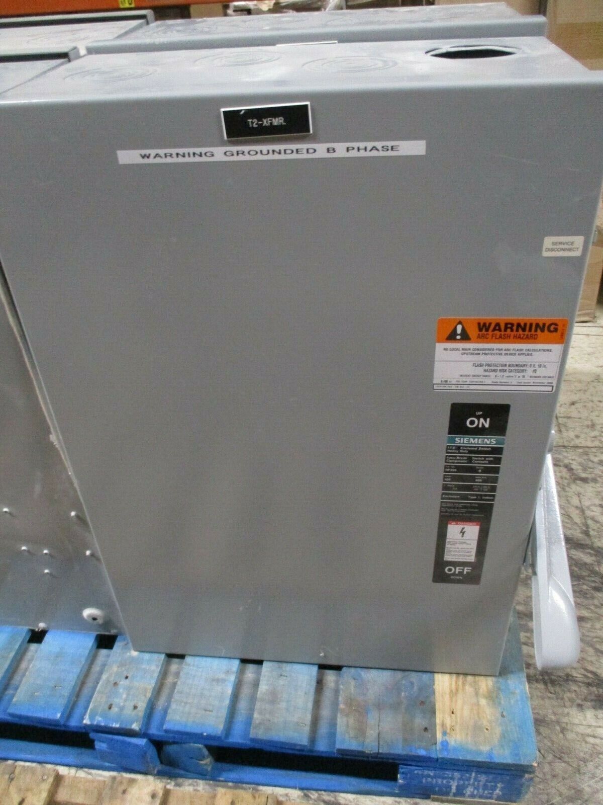 Siemens Non-Fusible Safety Switch NF355 400A 600V 3Ph Type 1 Enclosure Used