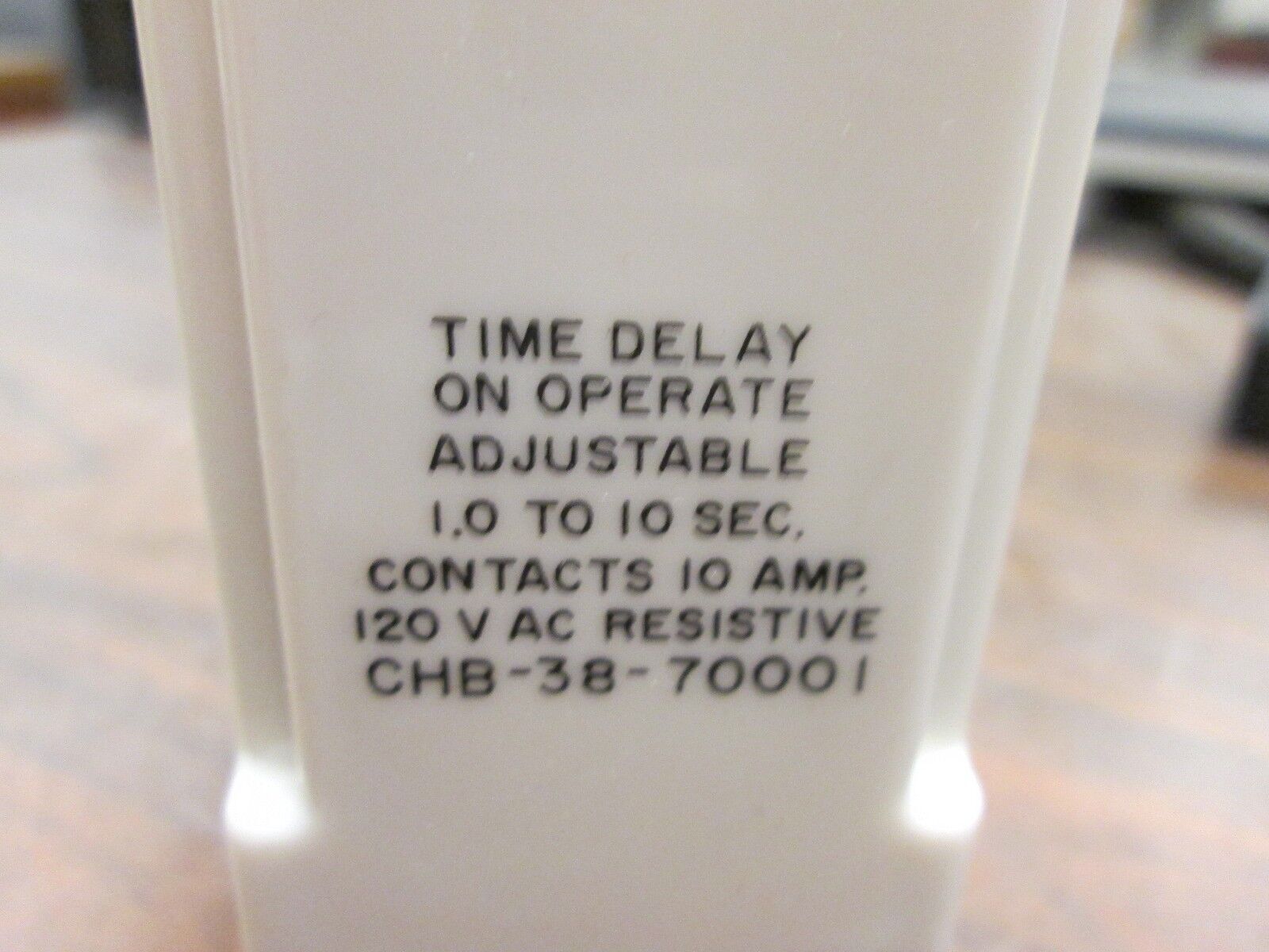 Potter & Brumfield Time Delay Relay CHB-38-70001 10A 120VAC Used