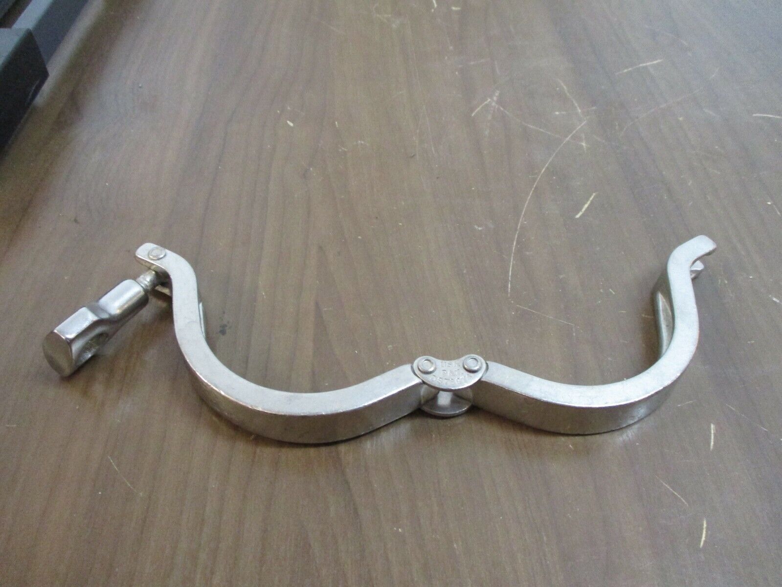 Misc. Brand Stainless Steel Sanitary Clamp Size: 3-1/4" Used