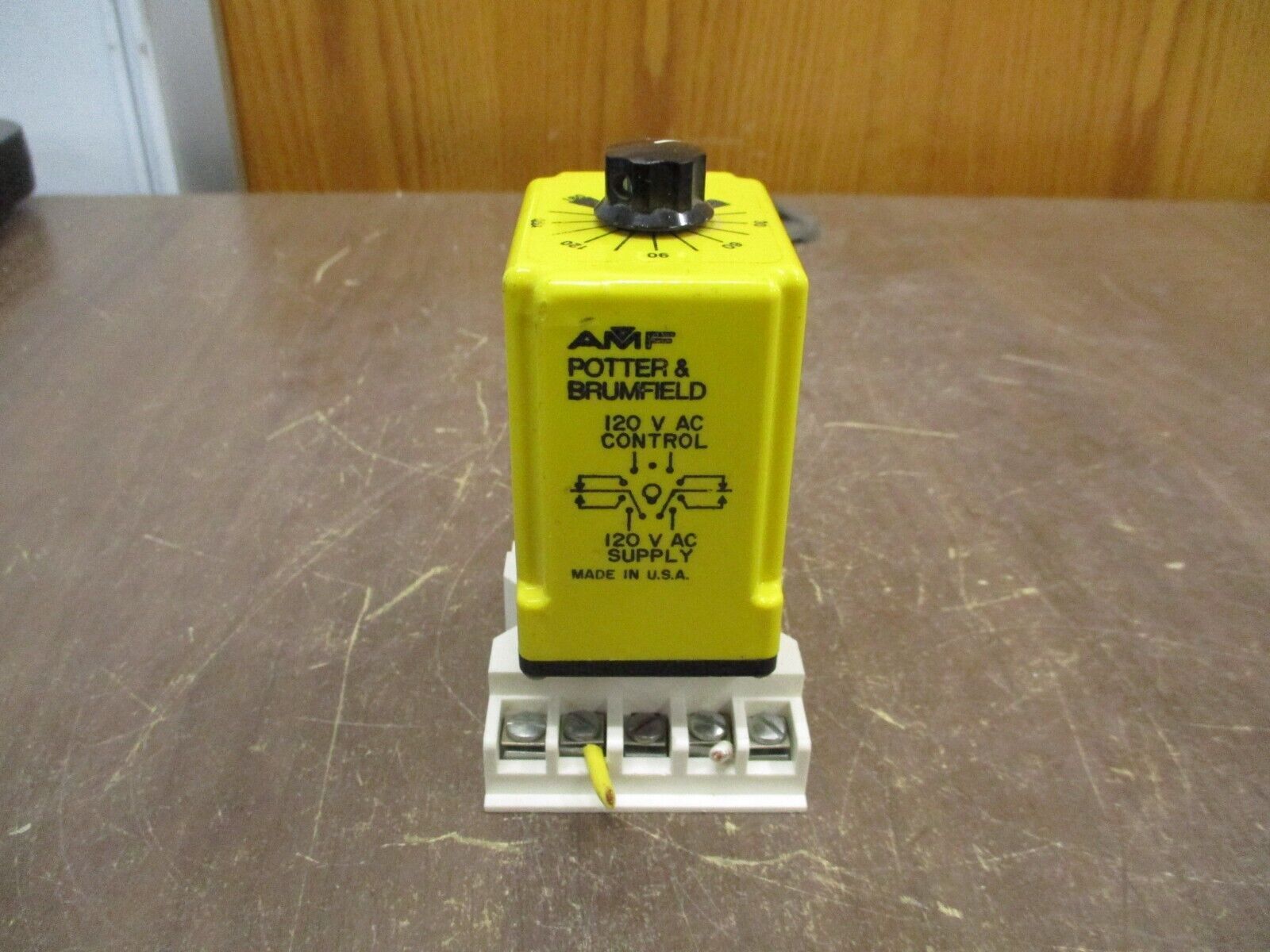 Potter & Brumfield Time Delay Relay CDB-38-70015 Range: 1.8-180 sec Used