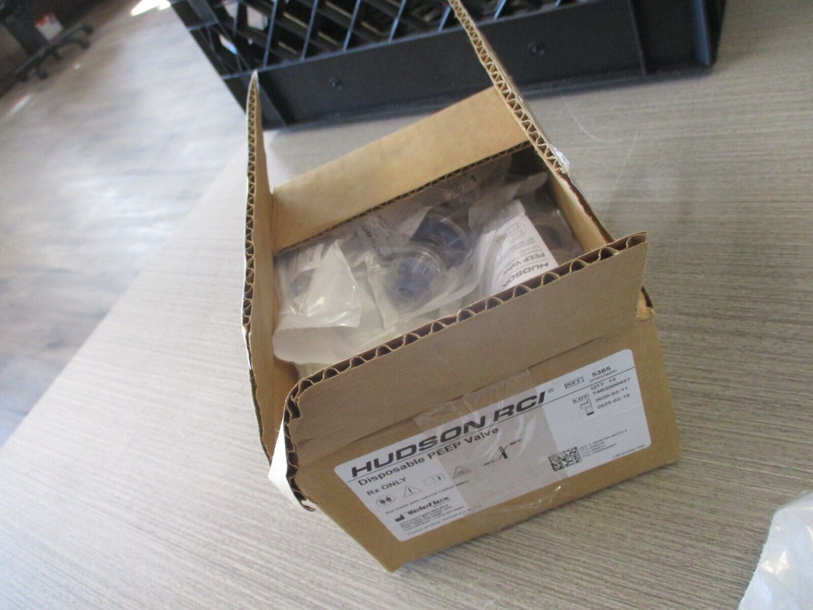Teleflex Hudson RCI Disposable PEEP Valve 5385 *Box of 10* New Surplus.