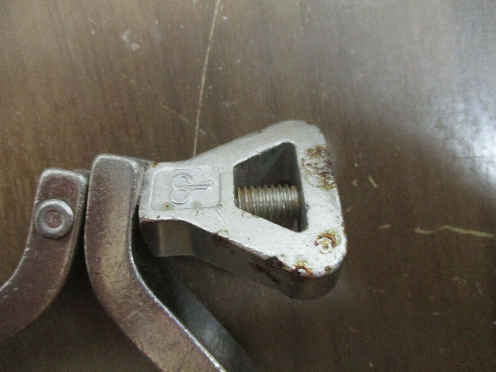 Misc. Brand Stainless Steel Sanitary Clamp Size: 3-1/4" Used