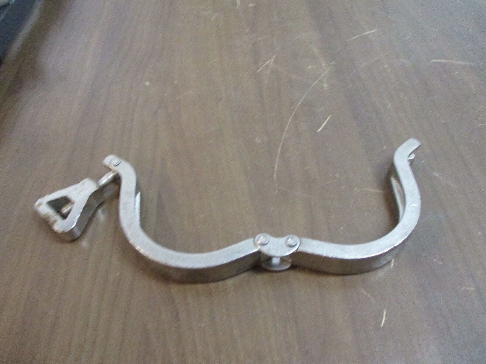 Misc. Brand Stainless Steel Sanitary Clamp Size: 3-1/4" Used