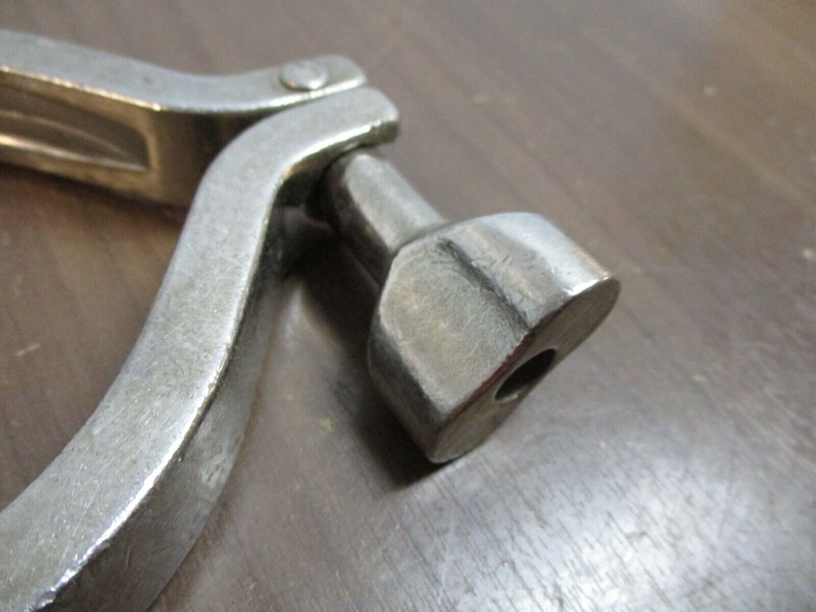 Misc. Brand Stainless Steel Sanitary Clamp Size: 3-1/4" Used