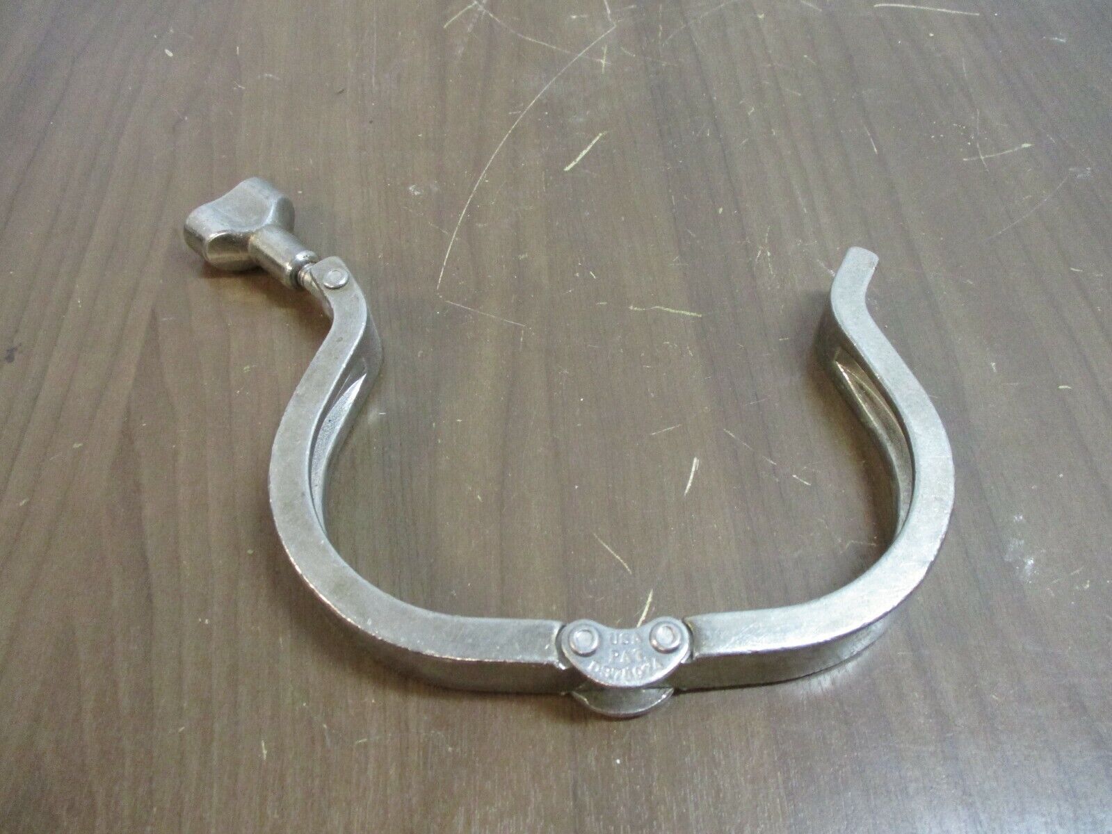 Misc. Brand Stainless Steel Sanitary Clamp Size: 3-1/4" Used