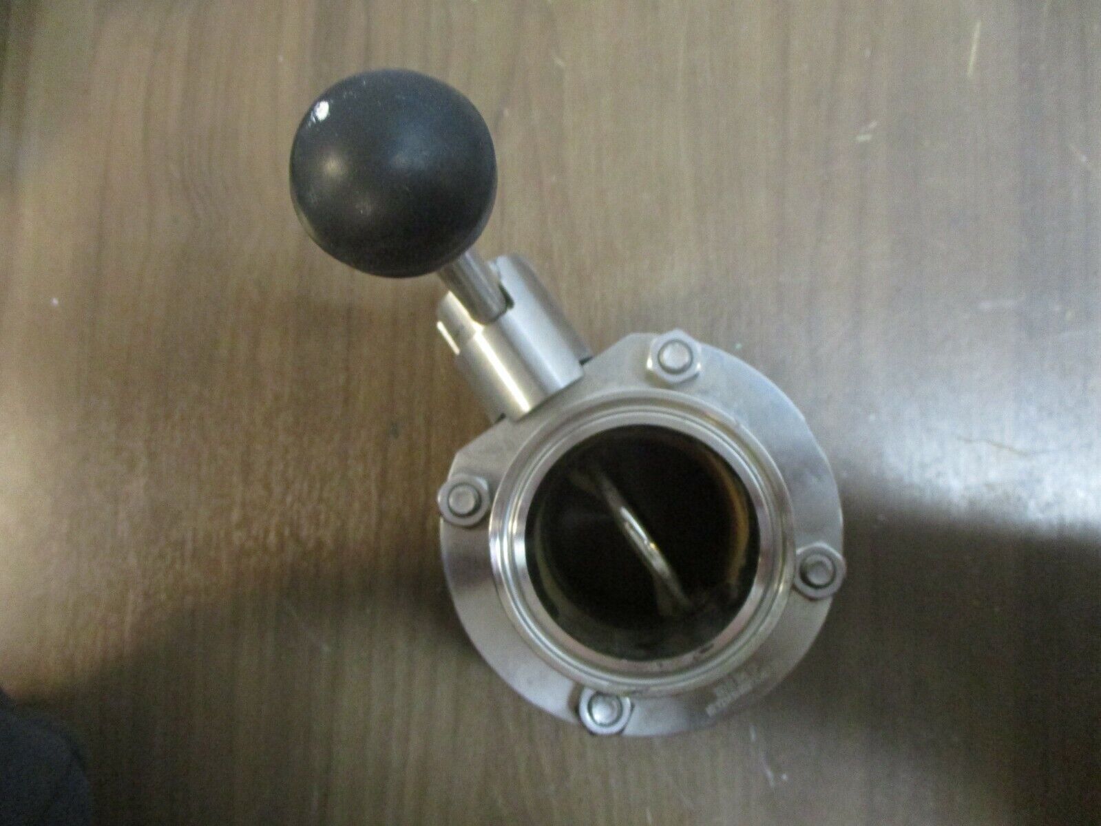 Misc. Brand Stainless Steel Butterfly Valve Size: 2" Used