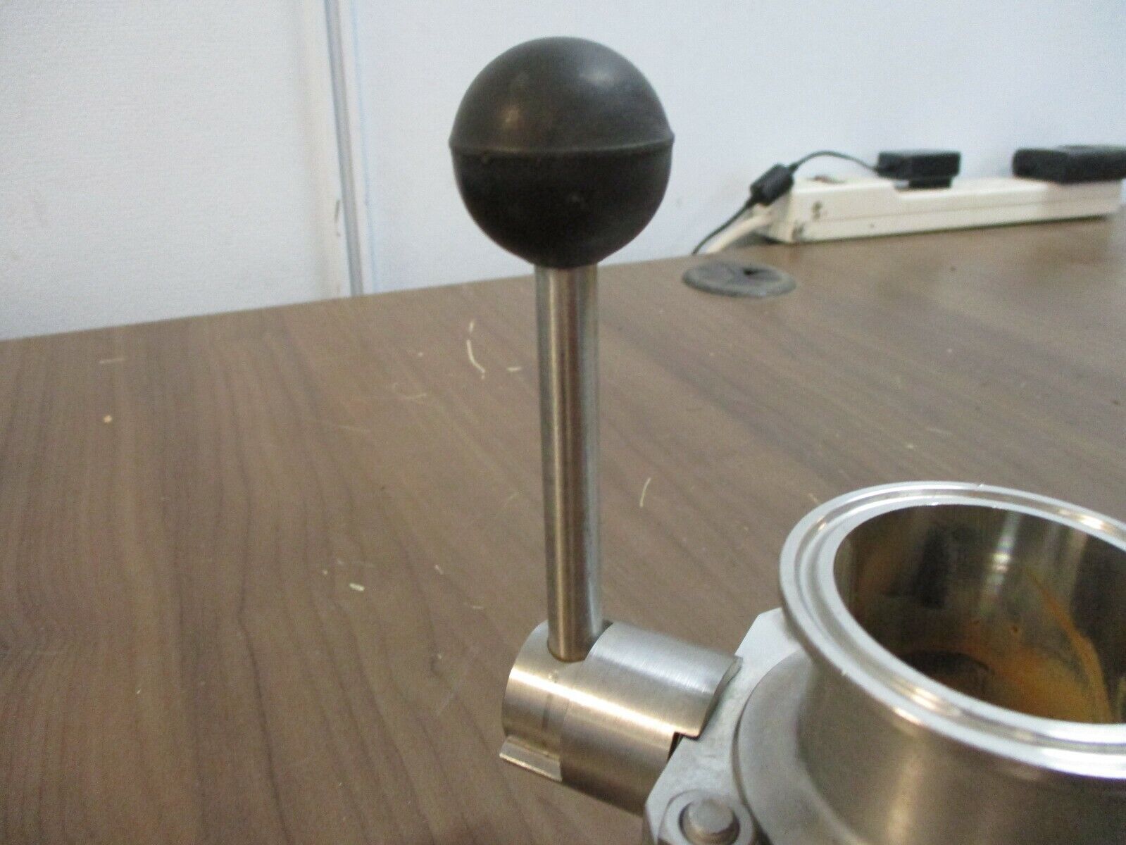 Misc. Brand Stainless Steel Butterfly Valve Size: 2" Used
