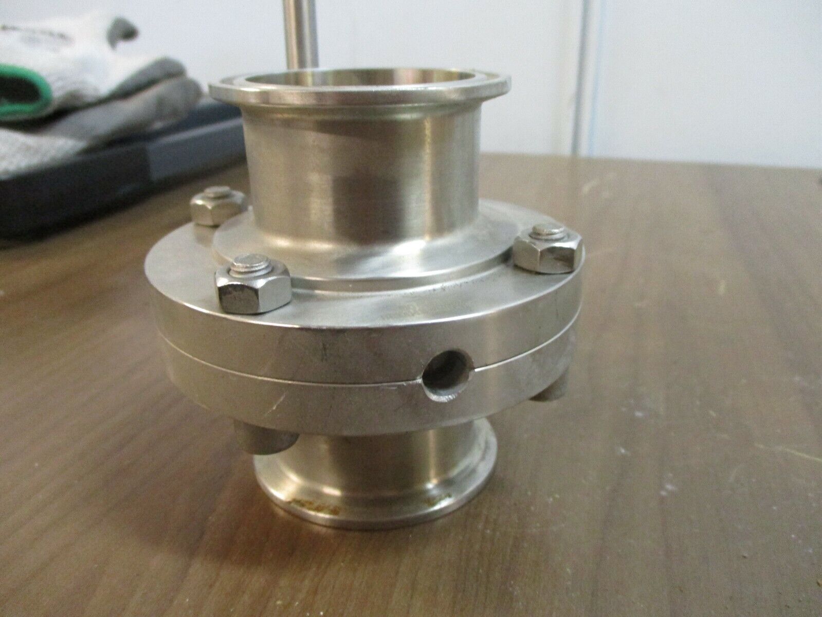 Misc. Brand Stainless Steel Butterfly Valve Size: 2" Used