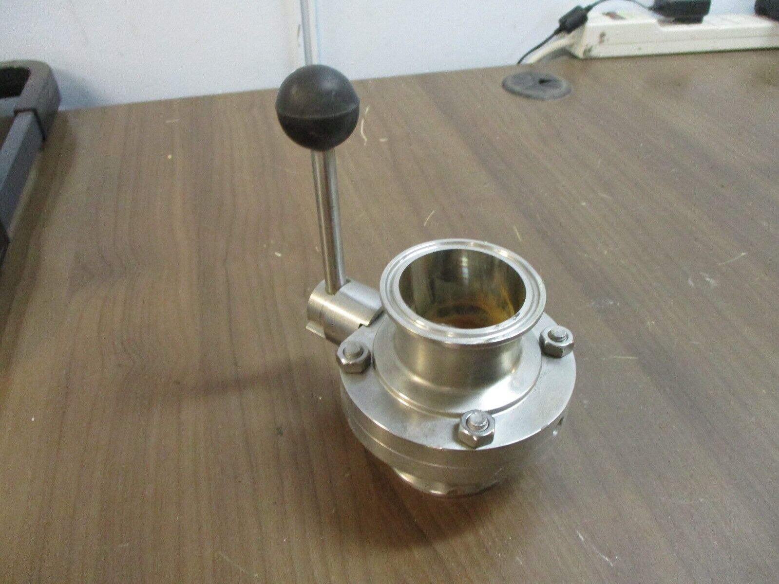 Misc. Brand Stainless Steel Butterfly Valve Size: 2" Used