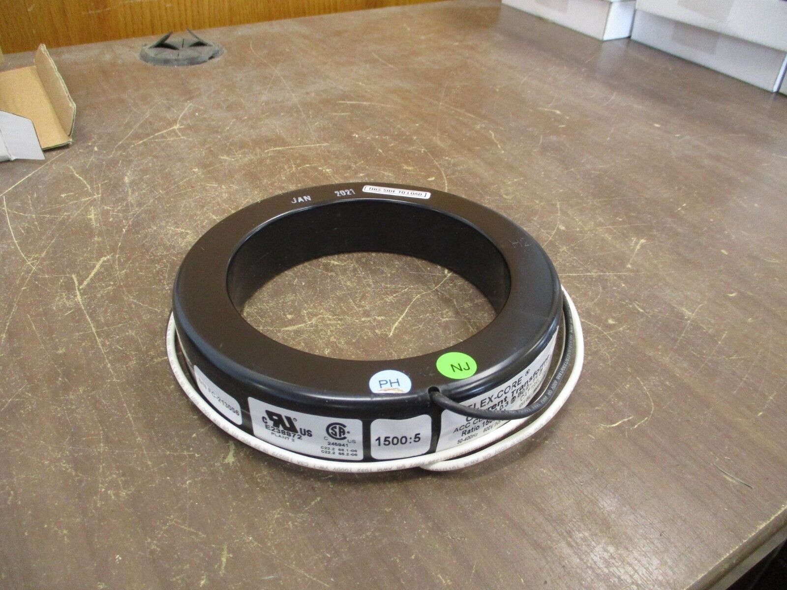 Flex-Core Current Transformer 19RL-152 Ratio 1500:5A 600V 50-400Hz 10kV BIL