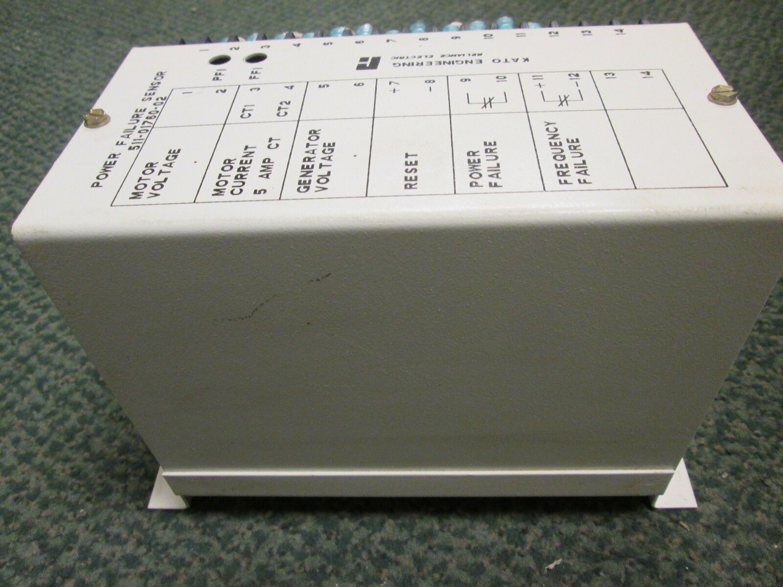 Kato Engineering / Reliance Power Failure Sensor 511-01760-02 Used