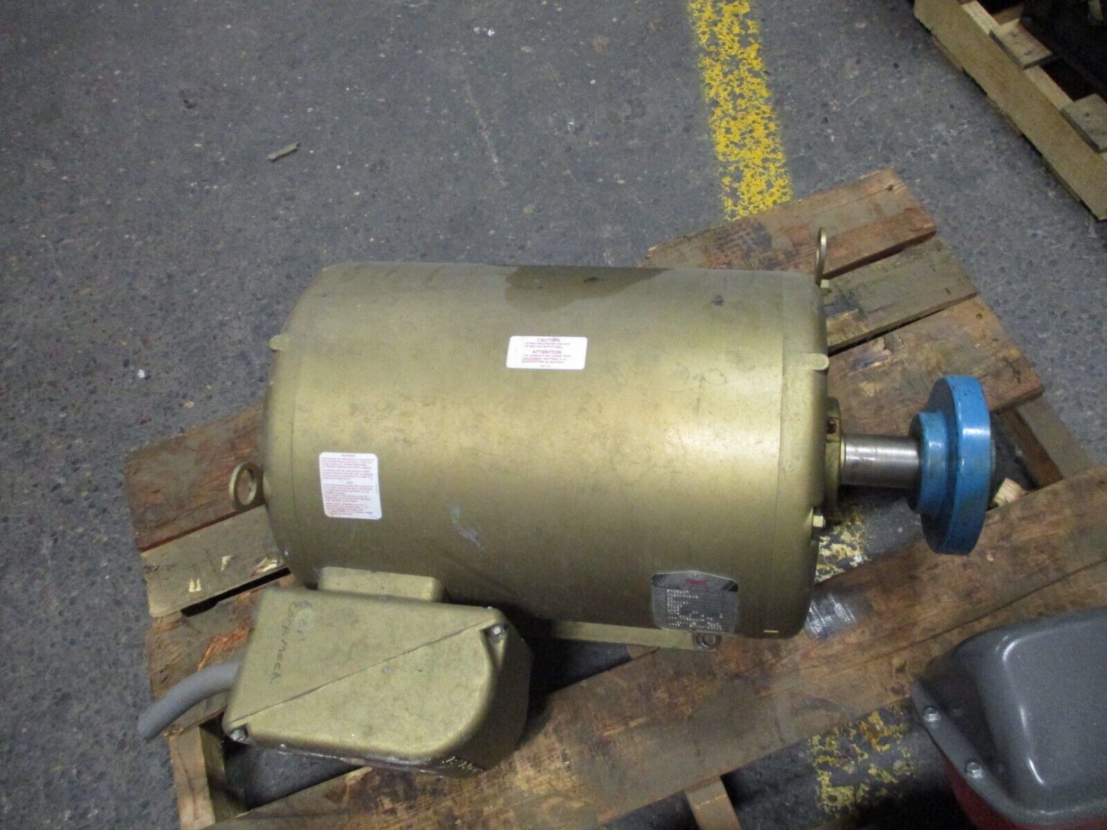 Baldor Motor EM2528T 20HP 1200RPM 230/460V 52/26A 60Hz 3Ph Used