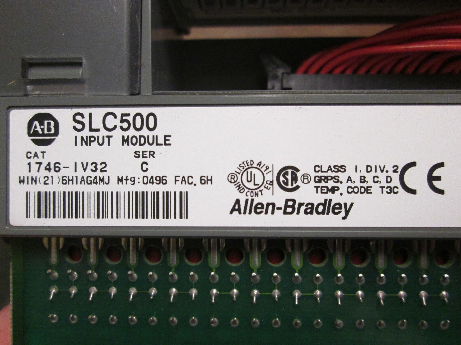Allen-Bradley SLC 500 Input Module 1746-IV32 15-30VDC Used