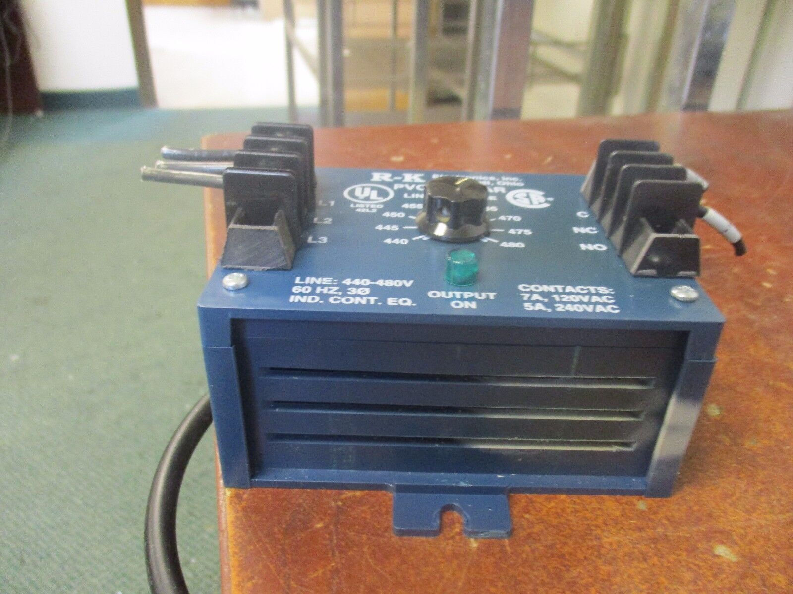 R-K Electronics 3-Phase Voltage Protection Relay PVCO-400-AR Used