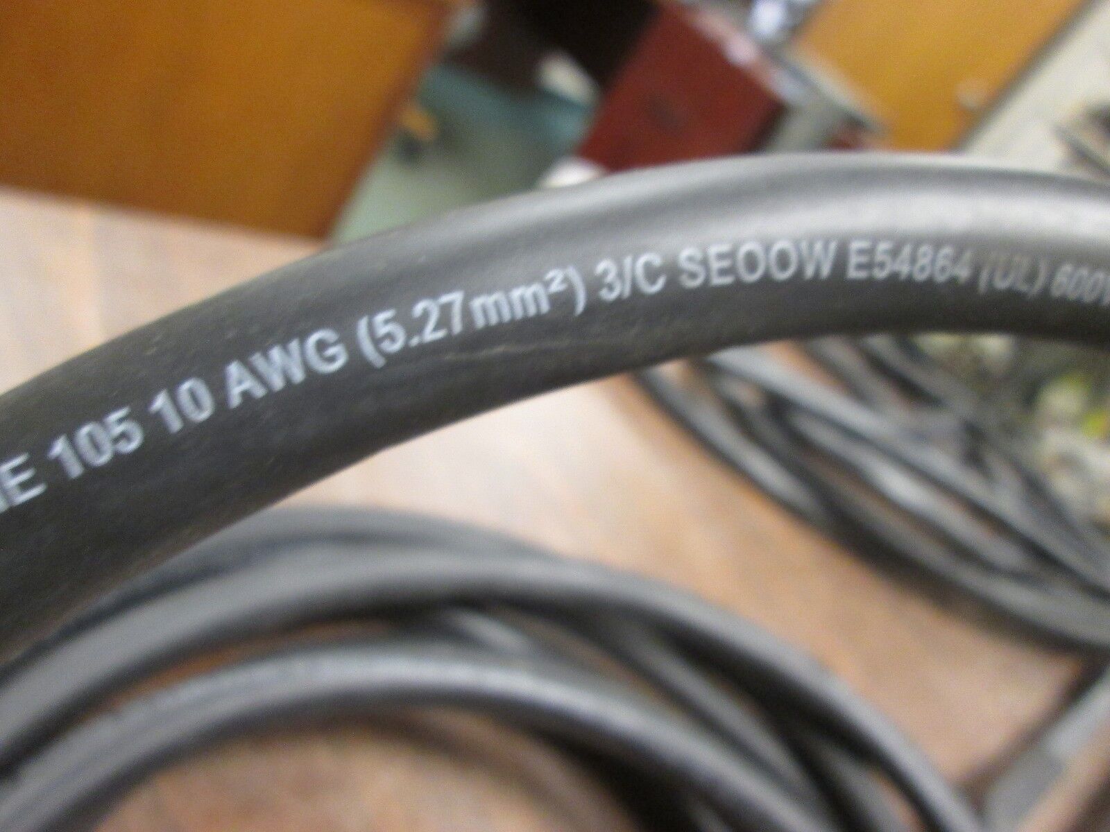 CCI 3 Conductor Wire E54864 10AWG CU Approx. 20 ft Used