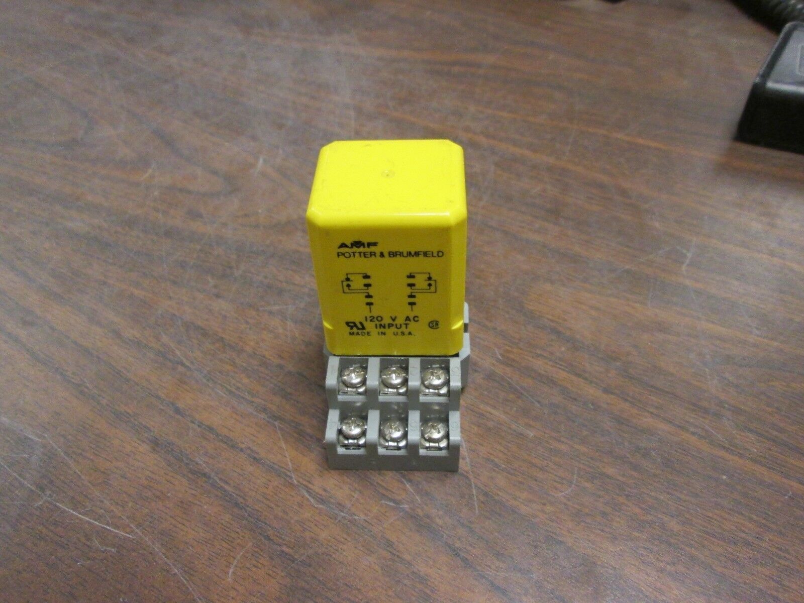 Potter & Brumfield Relay CUA-41-70120 10A 120VAC Used