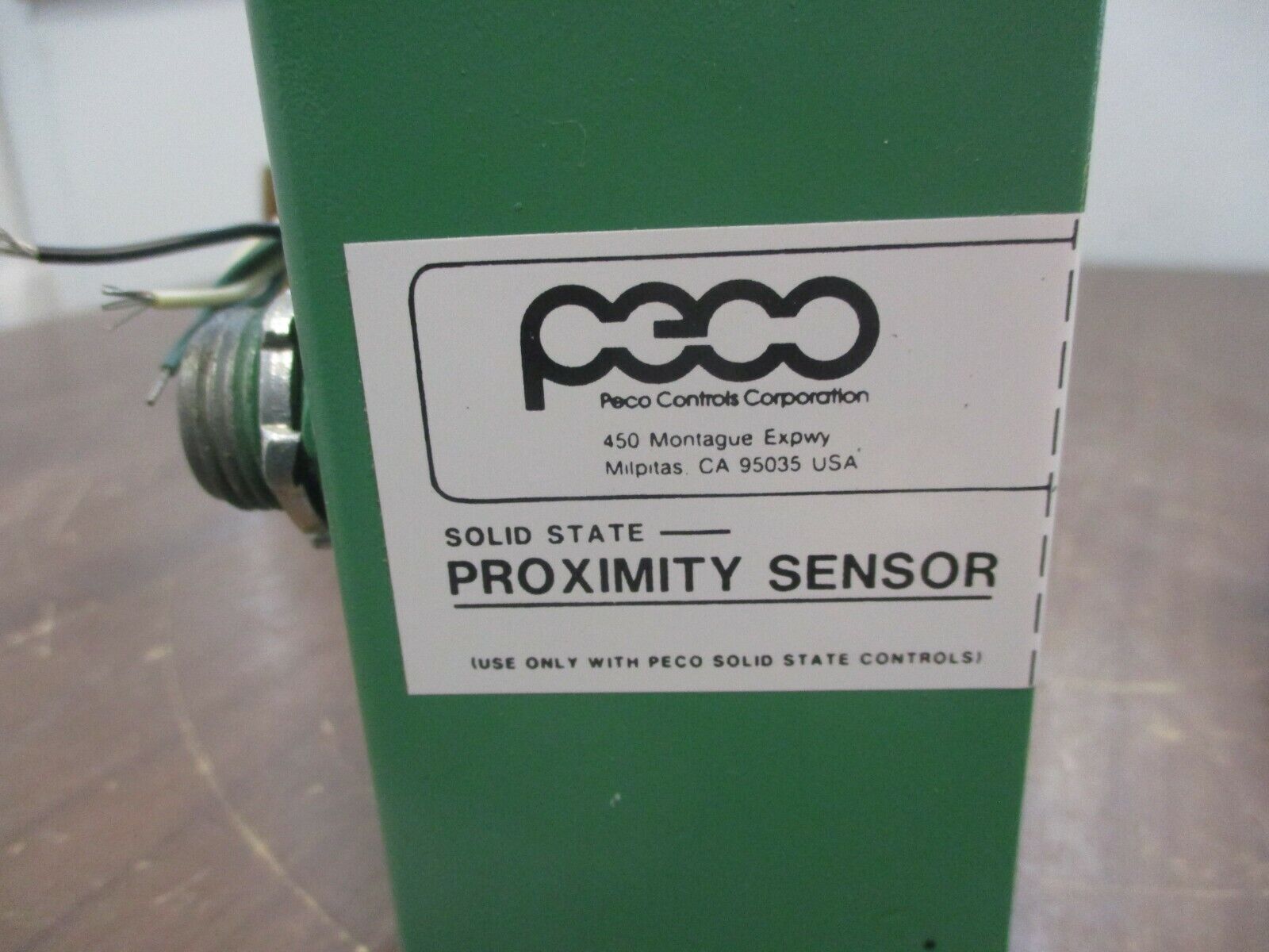 Peco SS Cube Proximity Sensor C3026 New Surplus