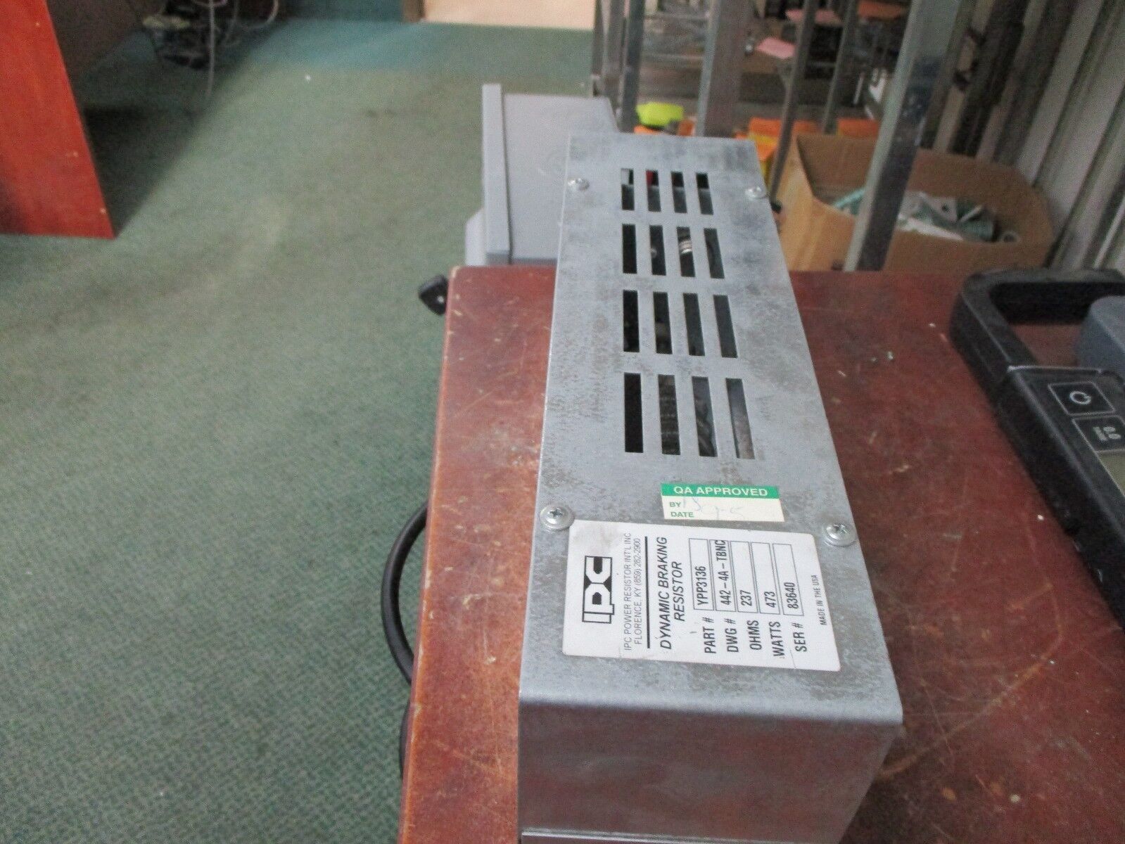 IPC Dynamic Braking Resistor YPP3136 237 Ohms 473W Used