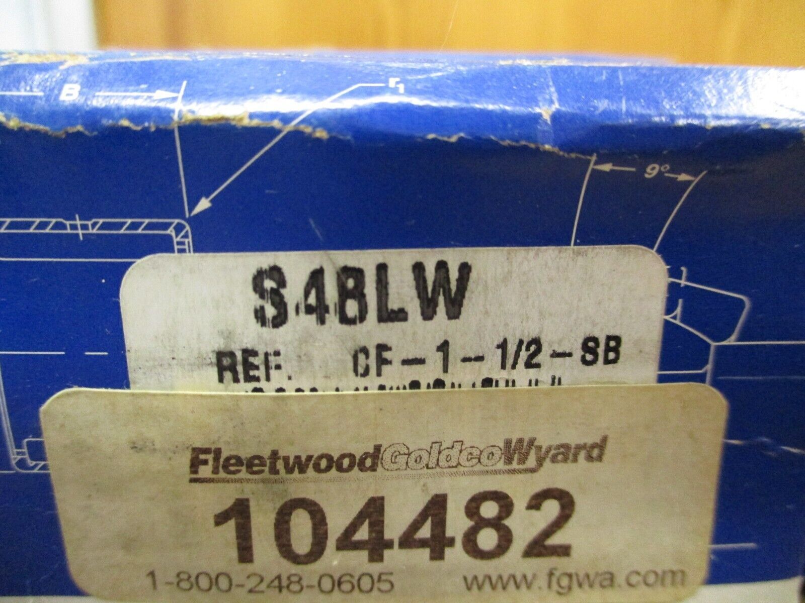 RBC Cam Follower S48LW CF-1-1/2-SB New Surplus