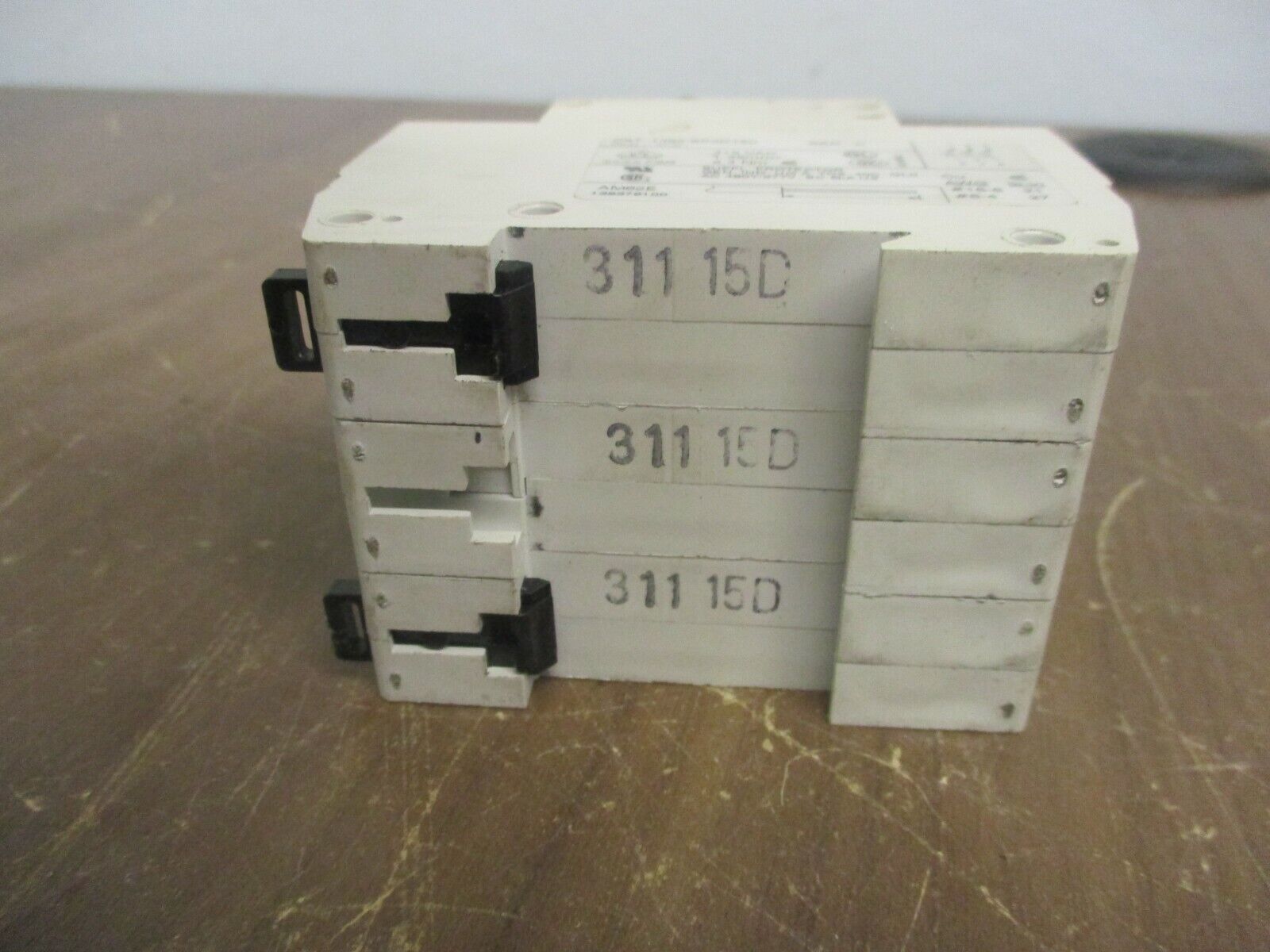 Allen-Bradley Circuit Breaker 1492-SP3D150 Ser. C 15A 480Y/277V 3P Used
