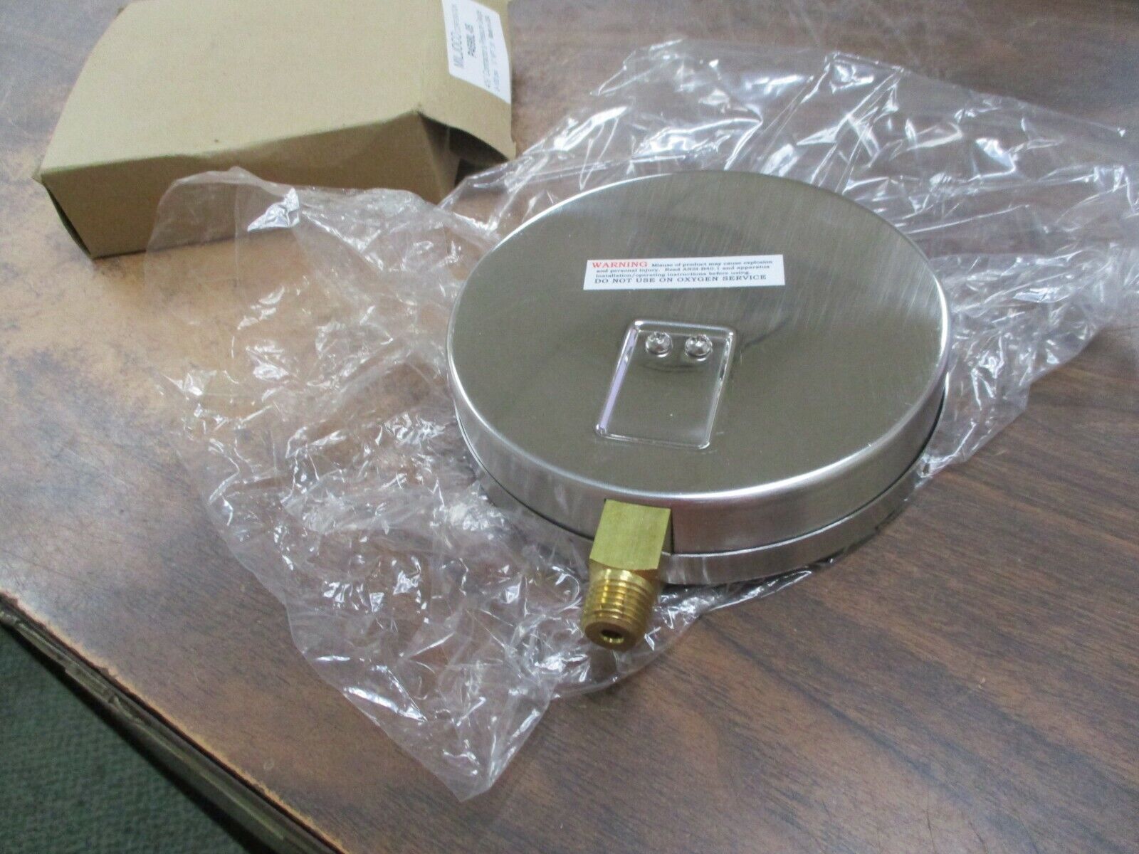 MILJOCO Contractor's Pressure Gauge P4598L-05 4-1/2" 0-100PSI 1/4" NPT LM