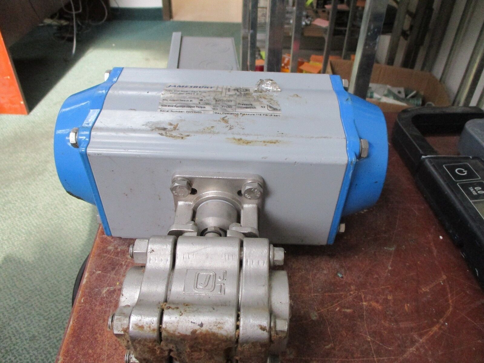 Jamesbury Pneumatic Actuator VPVL 300 SR4/5 BC 60-116PSI Used