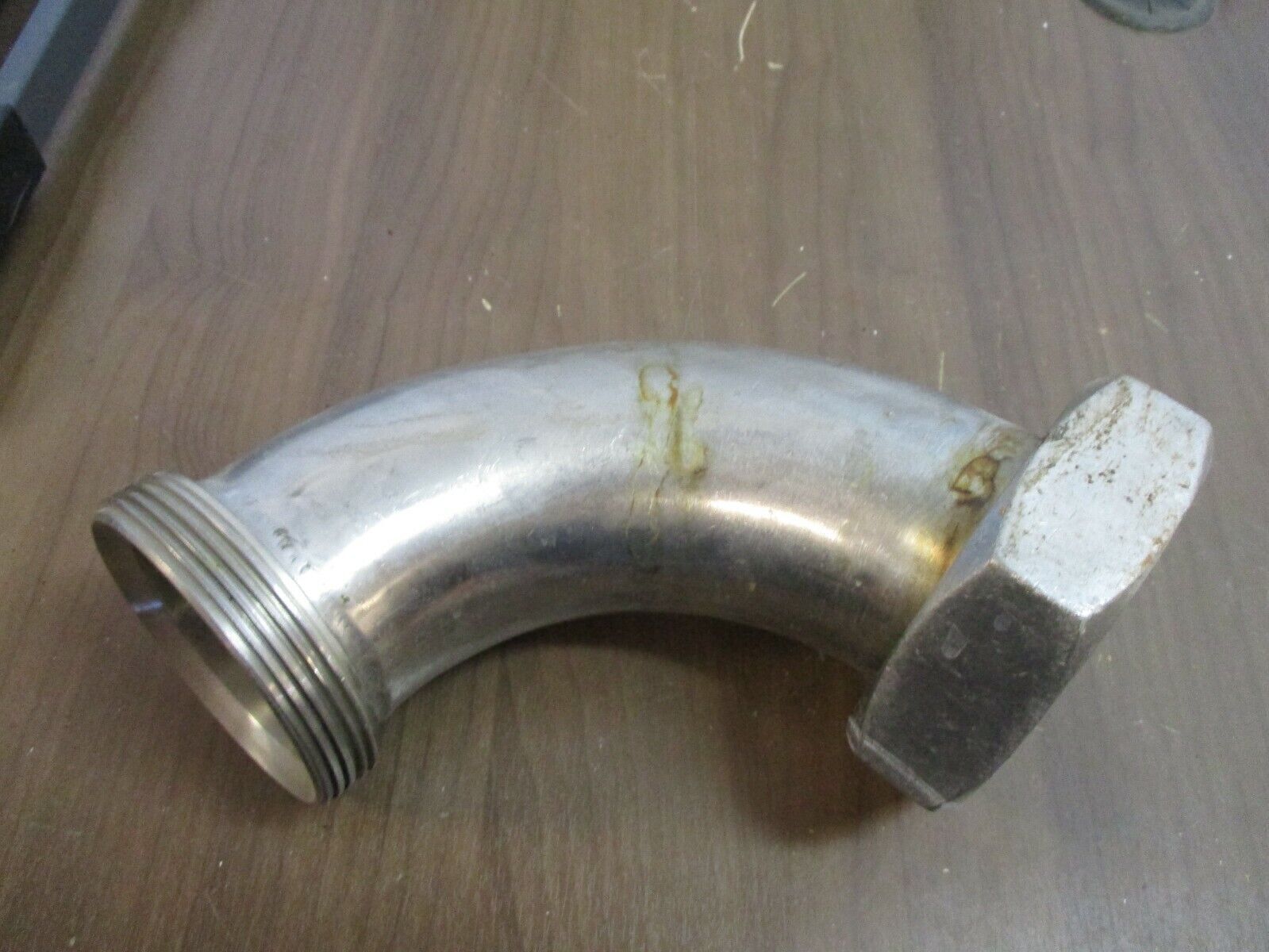 Misc. Brand Stainless Steel 90° Elbow Size: 3" Used