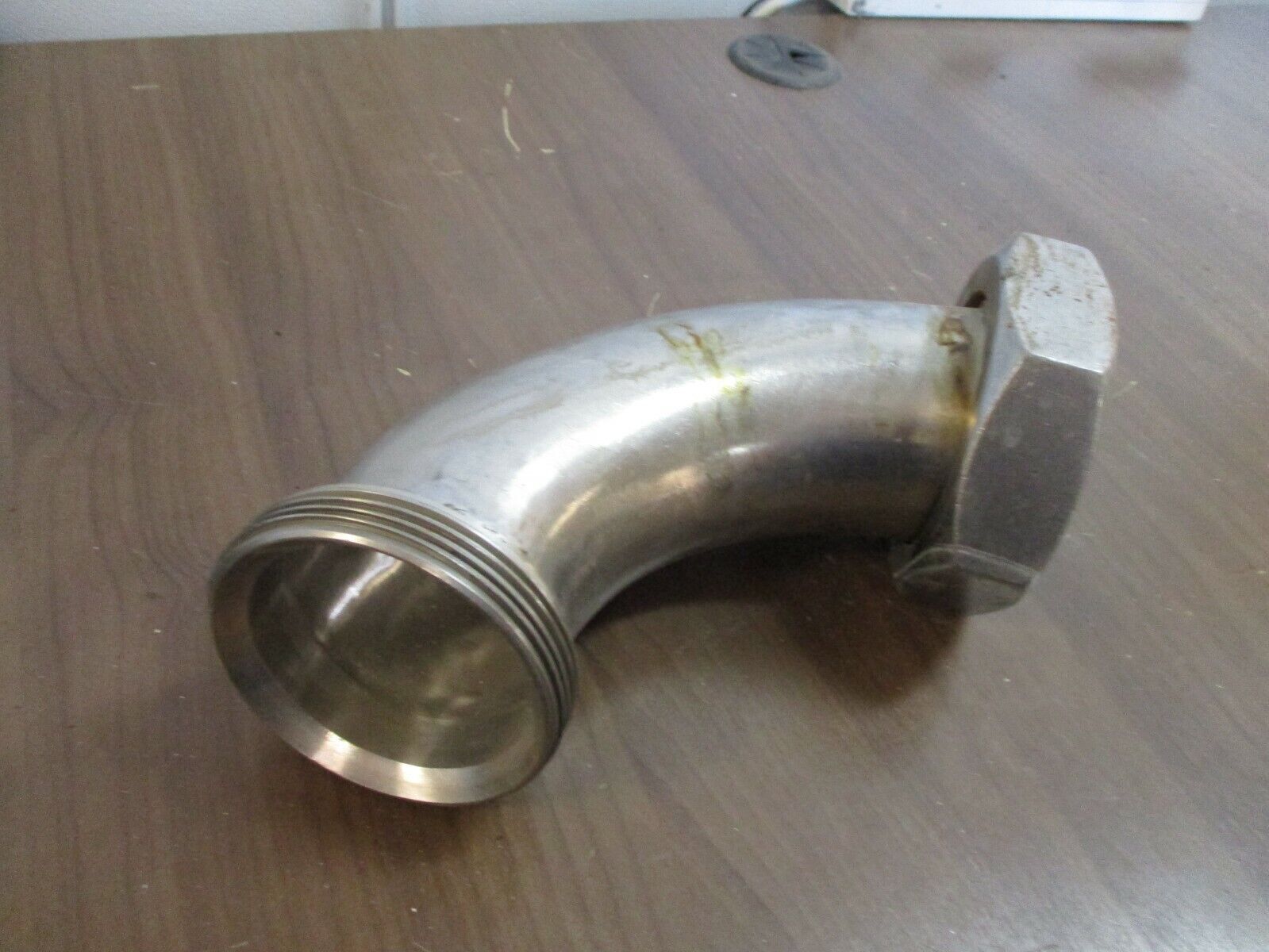 Misc. Brand Stainless Steel 90° Elbow Size: 3" Used
