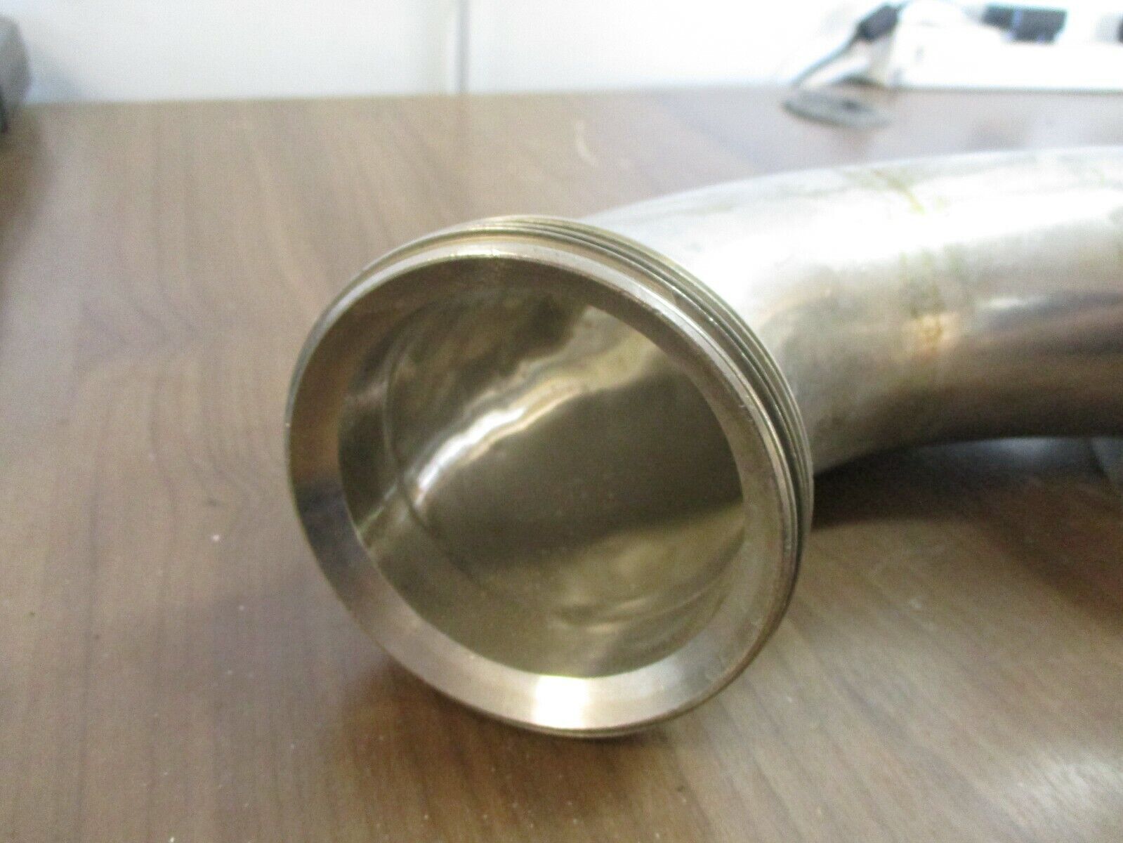 Misc. Brand Stainless Steel 90° Elbow Size: 3" Used
