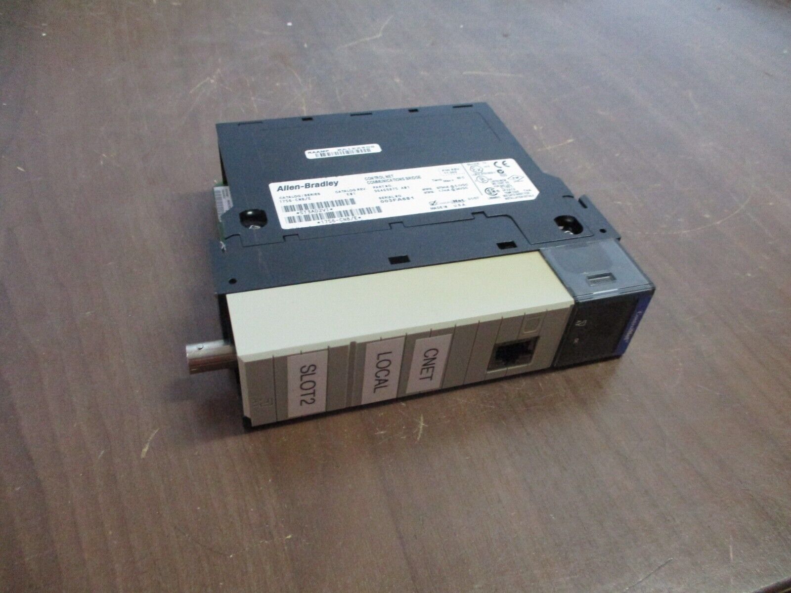 Allen-Bradley ControlLogix Control Net Comm. Bridge Module 1756-CNB/E Rev.E01