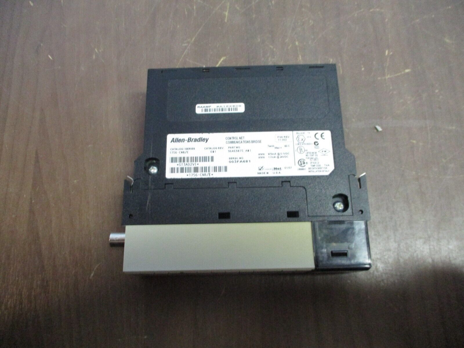 Allen-Bradley ControlLogix Control Net Comm. Bridge Module 1756-CNB/E Rev.E01