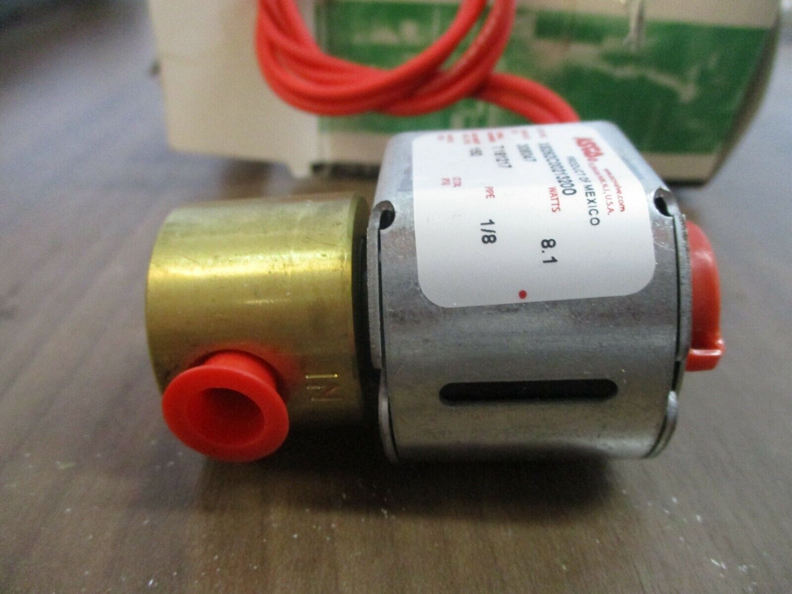 Asco Red Hat Solenoid Valve X8262C00213200 110/120V 50/60Hz New Surplus